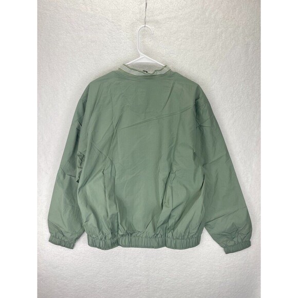 LL Bean V-Neck Windbreaker Men L Pullover Navy Tipped Trim US Cellular Patch VTG - Picture 8 of 8